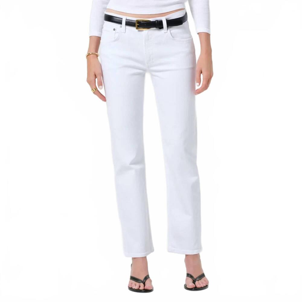 NEW CITIZENS OF HUMANITY anissa straight leg jeans in white